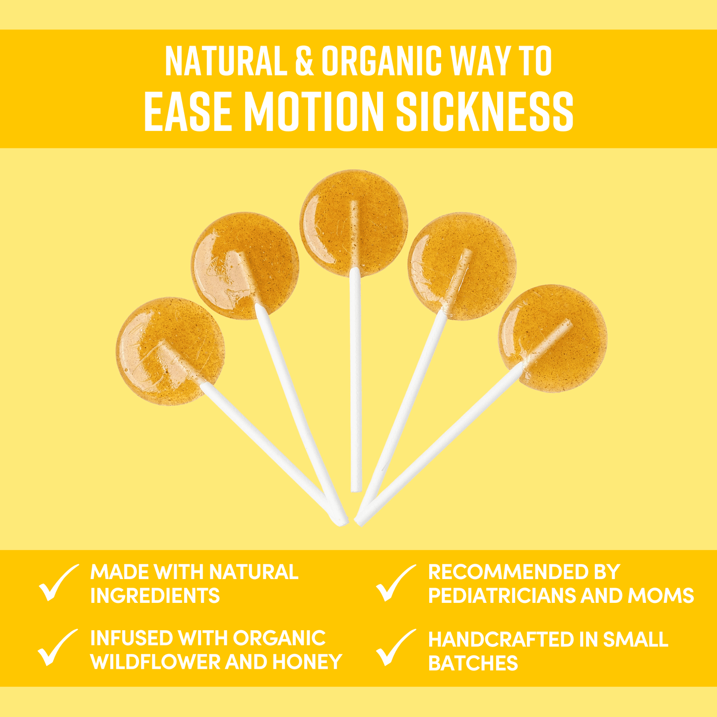 Motion Sickness & Nausea Lollipops (Bundle)