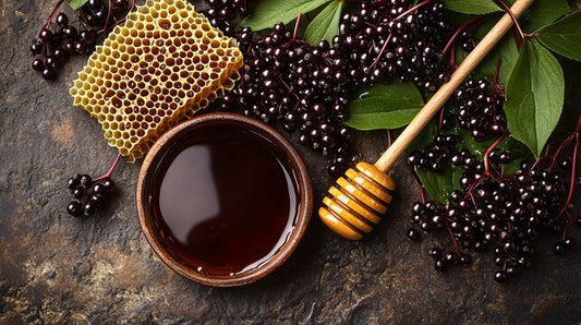 Elderberry with honey 