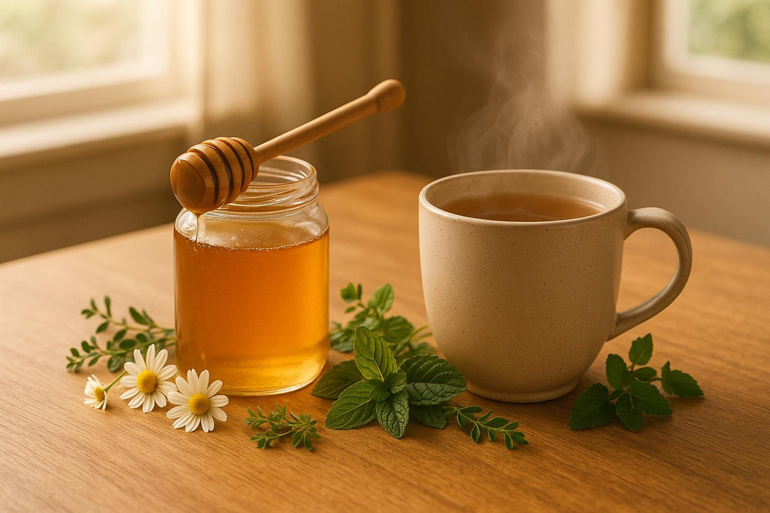 Raw Honey vs. Herbal Teas for Sore Throats