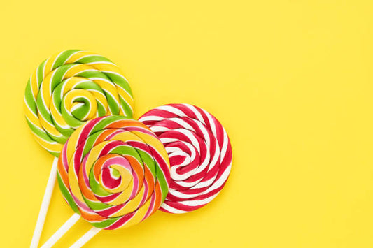 3 big lollipops