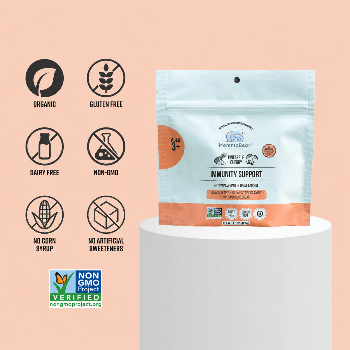 Immunity Support Honey Lollipops (Bundle)