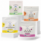 The four MommaBear honey lollipop pouches in the Bear Essentials Wellness Bundle